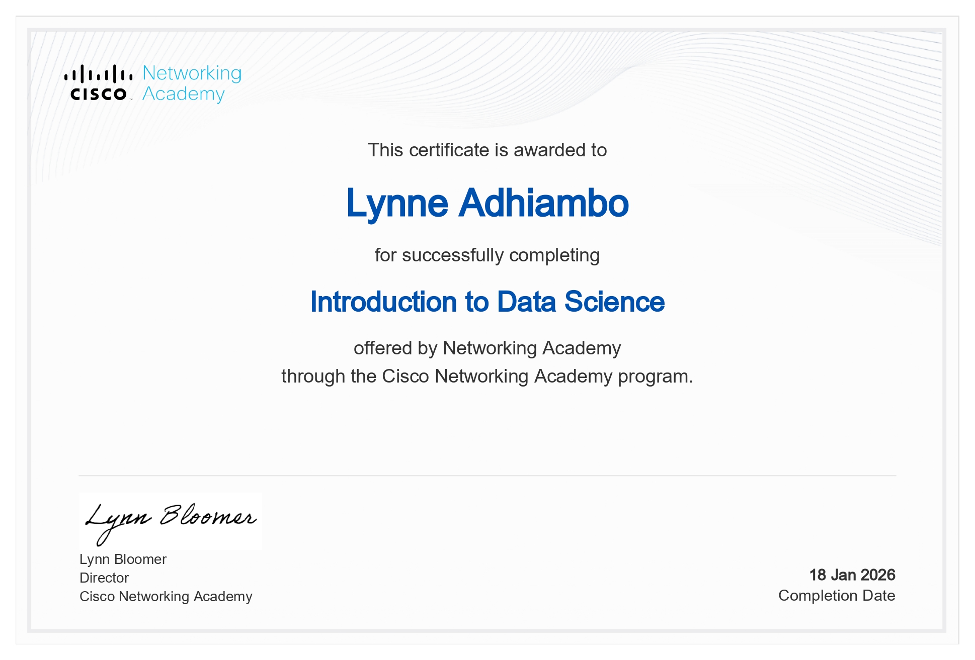 Certification 3